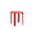 Tabouret empilable Rey bois rouge / By Bruno Rey x Dietiker, 1971 - Bois - Hay