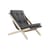 Gepolsterter Sessel Boogie Outdoor holz grau - KARUP