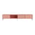 Meuble TV Octave VII bois rose / Avec pieds - L 183,6 x P 30 x H 36,6 cm - MONTANA