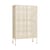 Perforated Cabinet Large Wardrobe metal white / W 89 x H 146.5 cm - Hay