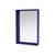Colour Frame - Shelfie Wall mirror wood blue / 46.8 x 69.6 x D 9.9 cm - MONTANA