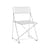 Chaise empilable X-Line INDOOR métal blanc / Réédition 1977 - Acier perforé - Hay