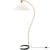 Lampadaire Timberline tissu blanc / Réédition 1970s - Gubi