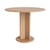 Chisel 29 Round table natural wood / Ø 90 cm - Center base - Hay