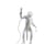 Monkey Standing Table lamp plastic material white / Indoor - H 54 cm - Seletti