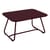 Tavolino Sixties metallo rosso / Acciaio - 75 x 55 cm - Fermob