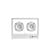 Enceinte Small verre blanc / L 26 x H 20 cm - Verre trempé - Transparent Speaker