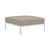 Level 2 Outdoor ottoman textile beige / 81 x 81 cm - Houe