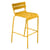 Luxembourg Bar chair metal yellow / Aluminium - H 80 cm - Fermob