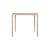 quadratischer Tisch Dapple metall beige / Gelocht - 80 x 80 cm - Ferm Living