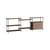 Regal Shelving System – s.85.3.B holz braun / B 239 x H 85 x T 35 cm - MOEBE