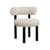 Sedia imbottita Fat Dining tessuto bianco / Tessuto Elle Sahco - Tom Dixon