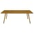 Table rectangulaire Luxembourg métal jaune / 207 x 100 cm - 8 à 10 personnes - Fermob