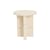 Table d'appoint Coloured Wood Noon bois blanc / Ø 38 x H 42,5 cm - NOBODINOZ