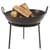 Brasero  métal noir / Ø 55 x H 62 cm - House Doctor