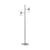 Lampada a stelo Nocturne 2 - Cone vetro argento / LED - Regolabile - Flos