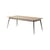 55 chêne Rectangular table natural wood / 200 x 95 cm - Reissued 1955 / 10 people - Tolix
