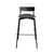 Sgabello alto impilabile Fromme metallo nero / H 75 cm - Alluminio - Petite Friture