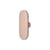 Wandhaken Ovali metall glas rosa / Spiegelfarben - B 7 x H 16 cm - AYTM