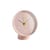 Horloge à poser  plastique rose / Jasper Morrison - Recyclé - Hay