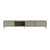 Meuble TV Octave VII bois gris / Avec pieds - L 183,6 x P 30 x H 36,6 cm - MONTANA