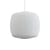 Pendelleuchte Bubble Roll textil weiß / Ø 42 x H 39 cm - Hay