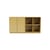 Anrichte Pair holz gelb / B 139,2 x T 38 x H 72,6 cm - MONTANA