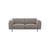 Canapé droit Rest tissu beige / 2 places - L 200 cm - Muuto