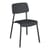 Chaise empilable Studie métal gris noir / Aluminium - Fermob