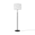 Lampadaire Nebra tissu blanc / Orientable & réglable en hauteur - NEW WORKS