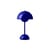 Lampe sans fil rechargeable Flowerpot VP9 plastique bleu / Ø 16 x H 29 cm - Verner Panton, 1968 - &tradition