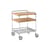 Servierwagen auf Rollen Alima NDS2 holz natur / 44 x 42 x H 55 cm - &tradition