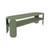 Console basse Bebop métal vert / 120 x 40 x H 42 cm - Fermob