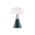 Minipipistrello LED Table lamp plastic material green / H 35 cm - Gae Aulenti, 1965 - Martinelli Luce