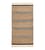 Tapis Beach fibre végétale noir beige / 90 x 200 cm - Jonc de mer - House Doctor