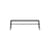 Banc Vig métal noir / L 150 cm - Normann Copenhagen