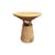 Toffee Large End table cane & fibres beige / Ø 60 x H 65 cm - POPUS EDITIONS