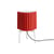 Lampada da tavolo Canelé tessuto rosso - Hay