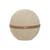 Pouf Bouclette Regular beige / Ergonomique - Ø 55 cm / Laine bouclette - BLOON PARIS