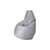 Pouf d'extérieur Sacco Outdoor Medium gris / 68 x 68 cm - Réédition 1968 - Zanotta