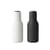 Bottle Salt and pepper pot set plastic material white black / Set of 2 - Soft-touch silicone - Audo Copenhagen