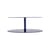 Table basse Gong Lux métal multicolore Ø 73,5 x H 28 cm/ Modèle d'exposition - Cappellini