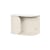 Table de chevet murale Steel métal beige / L 40 cm - NOBODINOZ