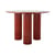 Table ronde Della bois rouge / Ø 110 cm - Bloomingville