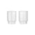 Set de 2 verres isothermes Ripple / Double paroi - 22 cl - Ferm Living