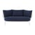 Canapé de jardin 2 places HiRay métal tissu bleu / L 162 cm - Coussins INCLUS - Kartell