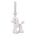 Can-dolly Candle stick metal white / Aluminium - Fatboy