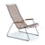 Fauteuil bas Click Lounge plastique beige / Dossier haut - Houe