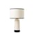 Lampada da tavolo Sicilia ceramica bianco / H 50 cm - Maison Sarah Lavoine