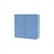 Rangement mural Cover Cabinet bois bleu / L 69.6 x P 30 x H 69,6 cm - 2 portes - MONTANA
